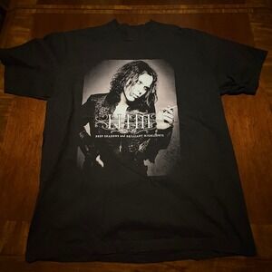 HIM Deep Shadows and Brilliant Highlights T-Shirt Size XL Black Goth Rock Band T